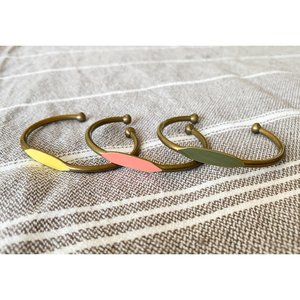3 Cuff Bracelets